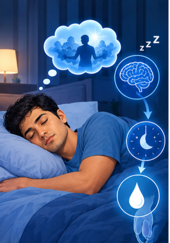 What is nightfall and nocturnal emission in men