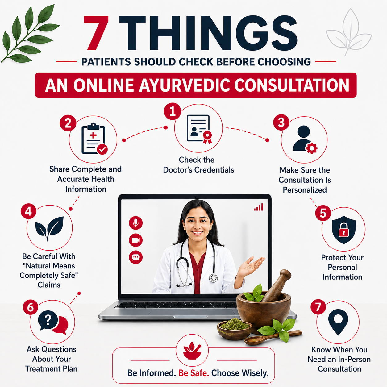 7 Things Patients Should Check Before Choosing an Online Ayurvedic Consultation