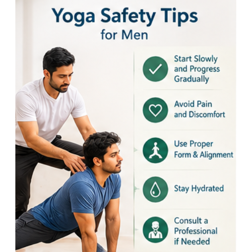 Yoga safety tips for men