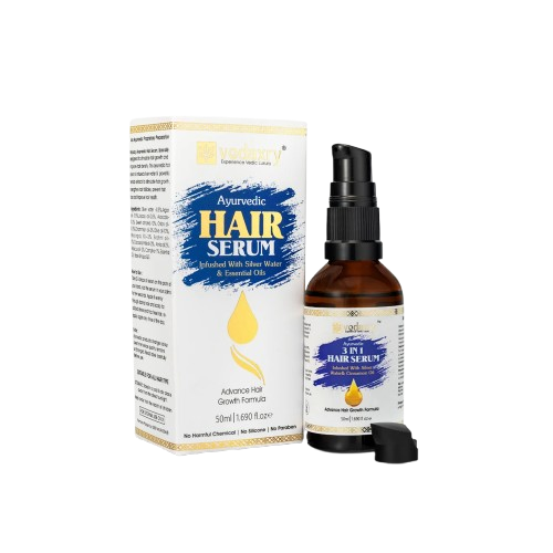 Ayurvedic 3-in-1 Hair Serum for Frizzy Hair